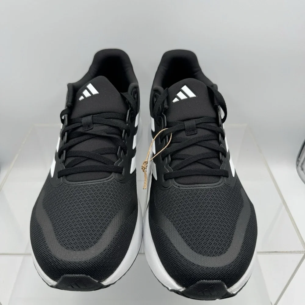 Brand New Adidas RunFalcon 5 IH7758 Cloud Foam Shoe Black White Men's Size 13